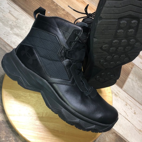 Under Armour Other - Under Armour Stellar G2 Tactical Boots Mens 12.5 US Black Leather 3025578-001